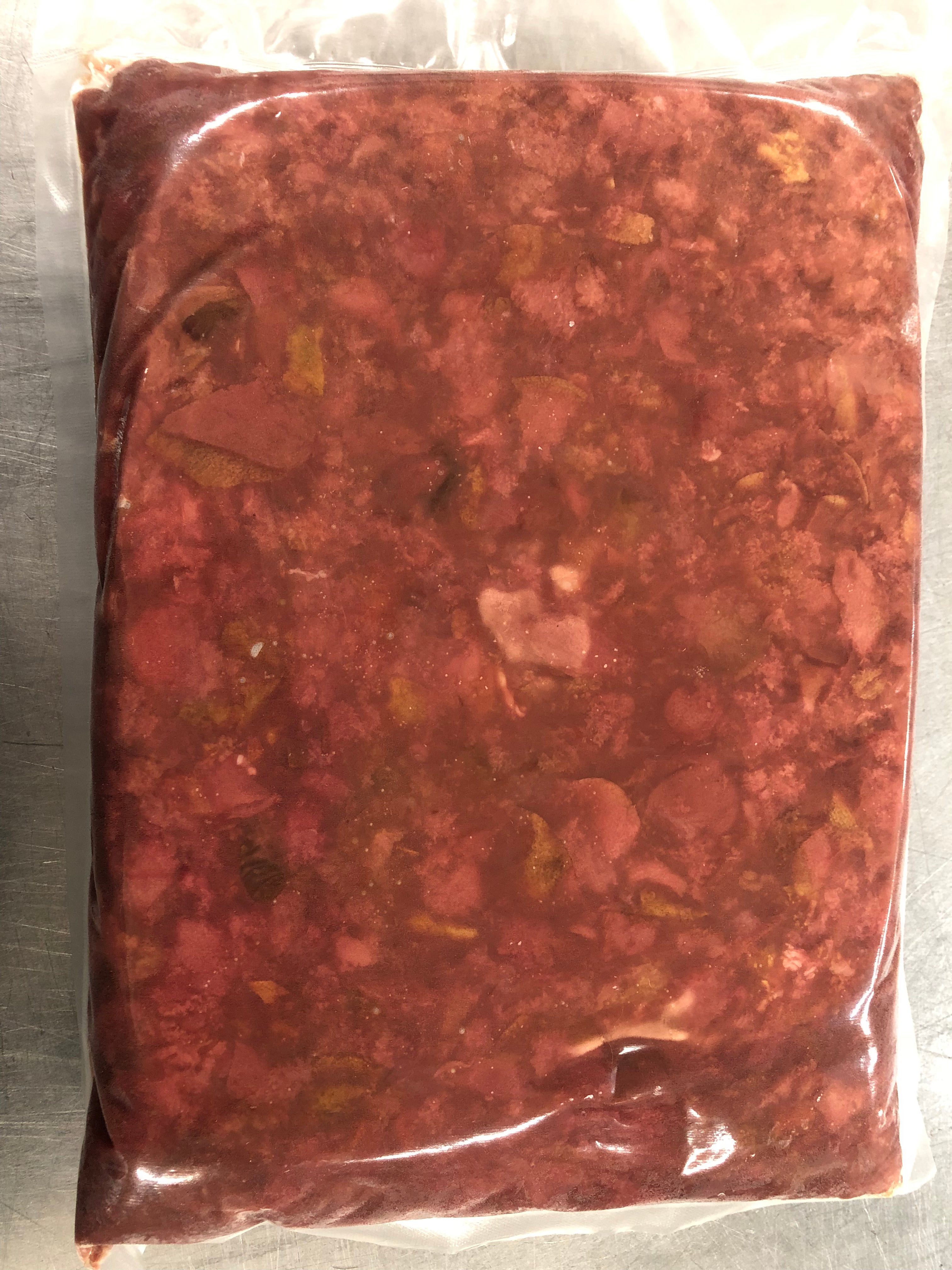 Rabbit Liver Minced Frozen Raw