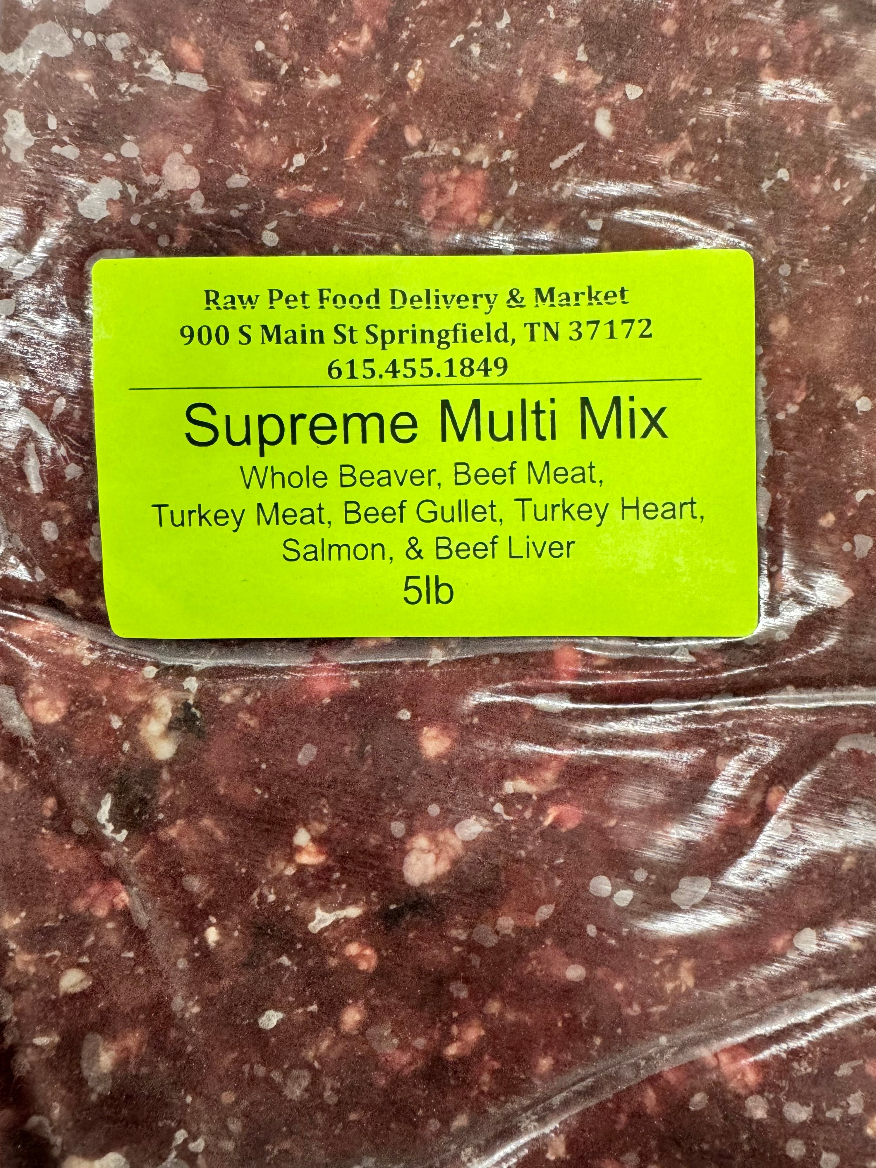 Supreme Multi Mix *Beaver, Beef, Turkey, Salmon*