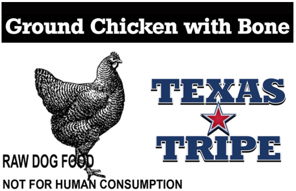 Chicken Ground with Bone (NO ORGAN) from Texas Tripe