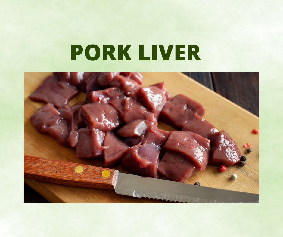 Liver Raw Pork Organ Whole Frozen Pig Liver