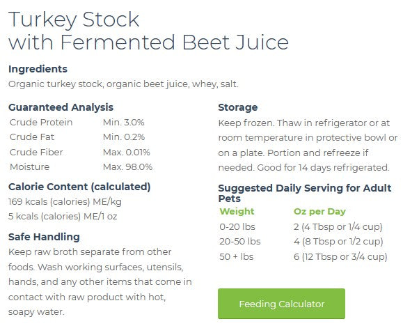 Answers Turkey Stock Broth Fermented Frozen