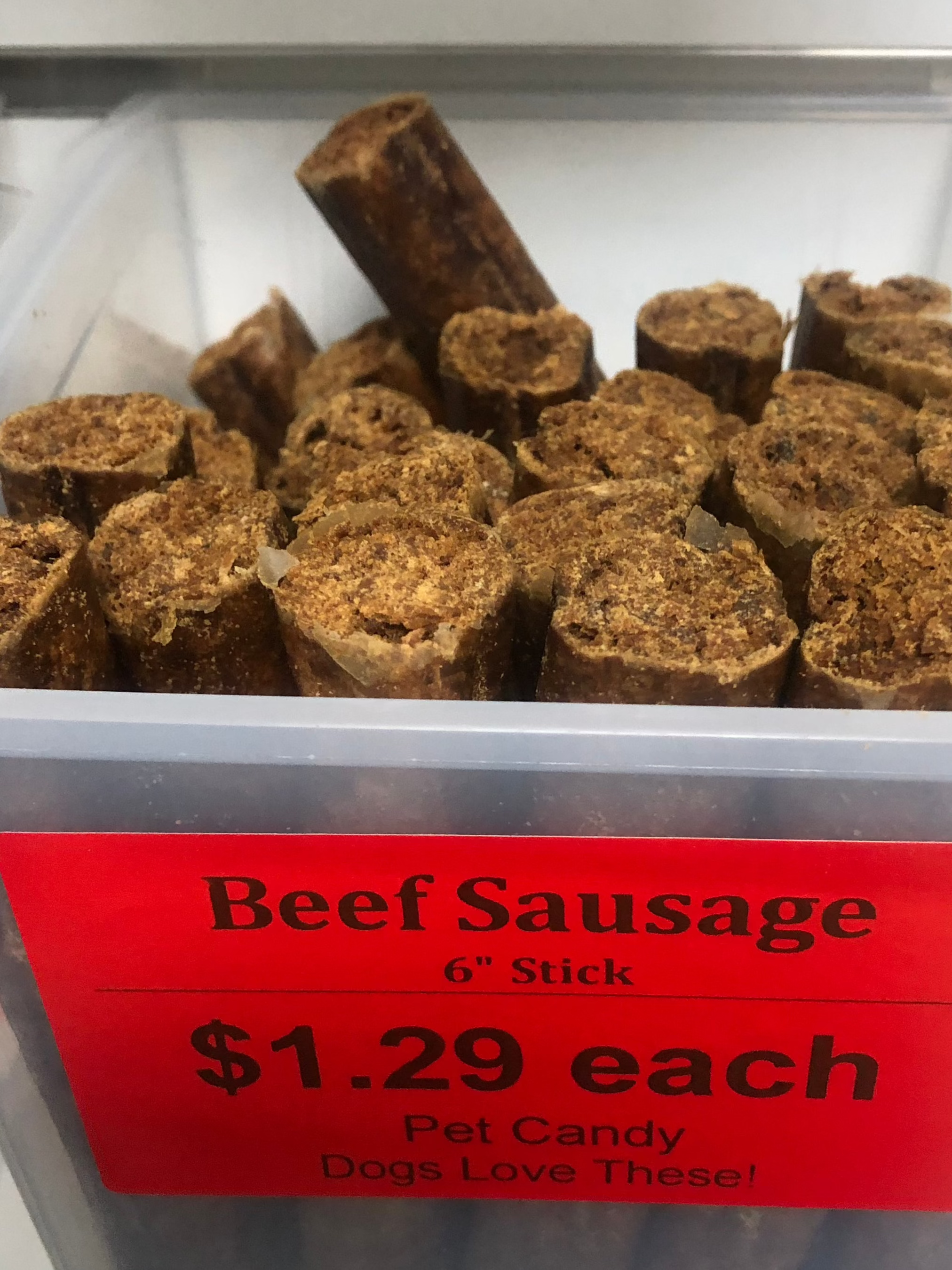 Beef Sausage Stick 6" Soft