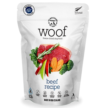 New Zealand Natural WOOF Dog Food Freeze Dried - BEEF