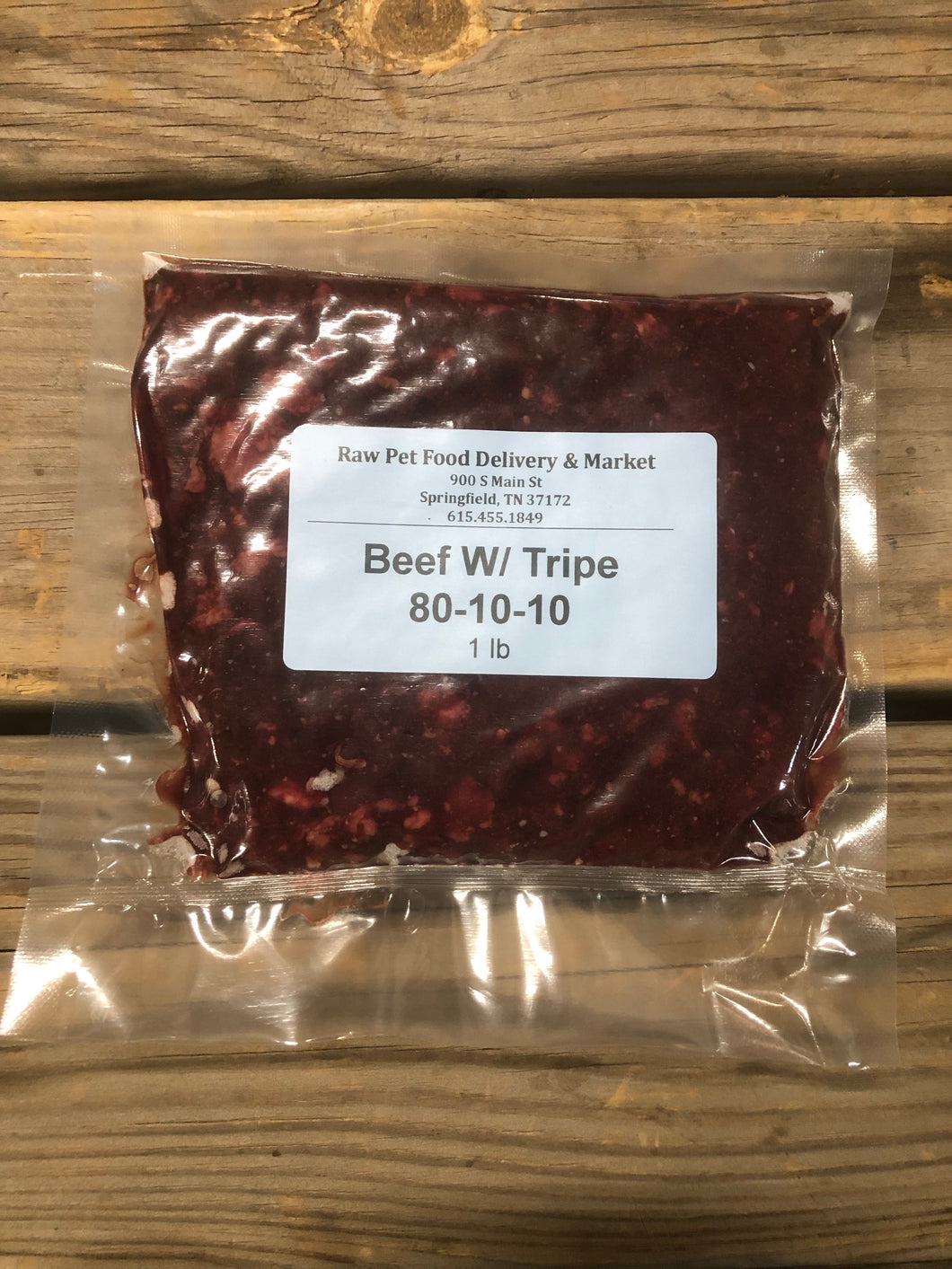Heartsong Beef 80/10/10 w/TRIPE – Mix rawpetfooddeliverymarket