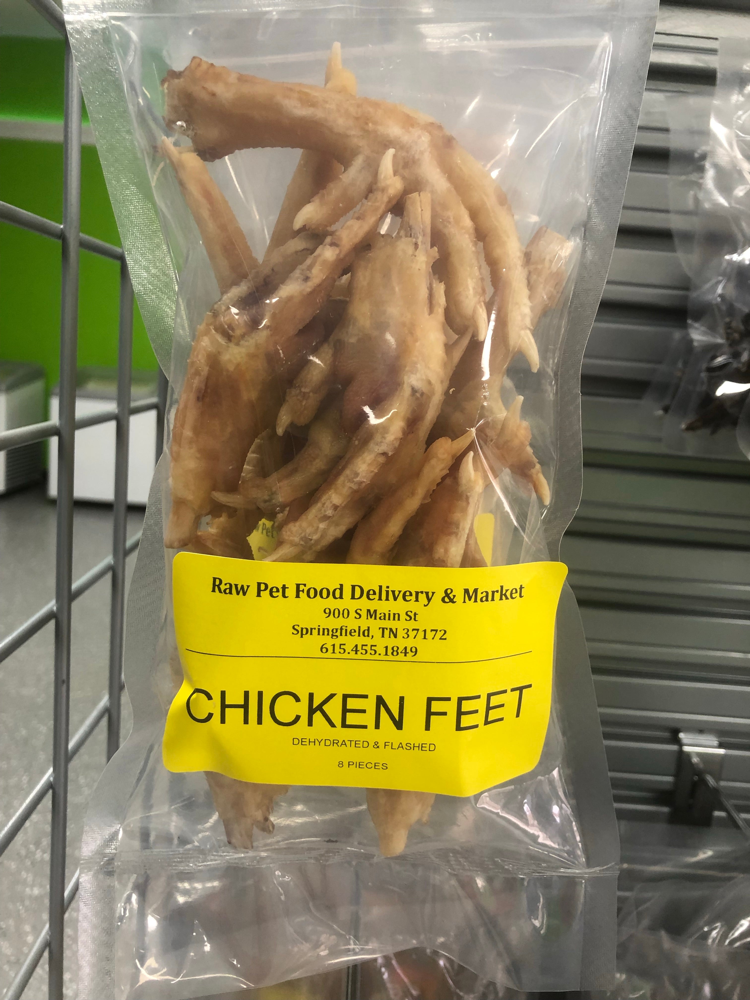 is raw chicken feet good for dogs